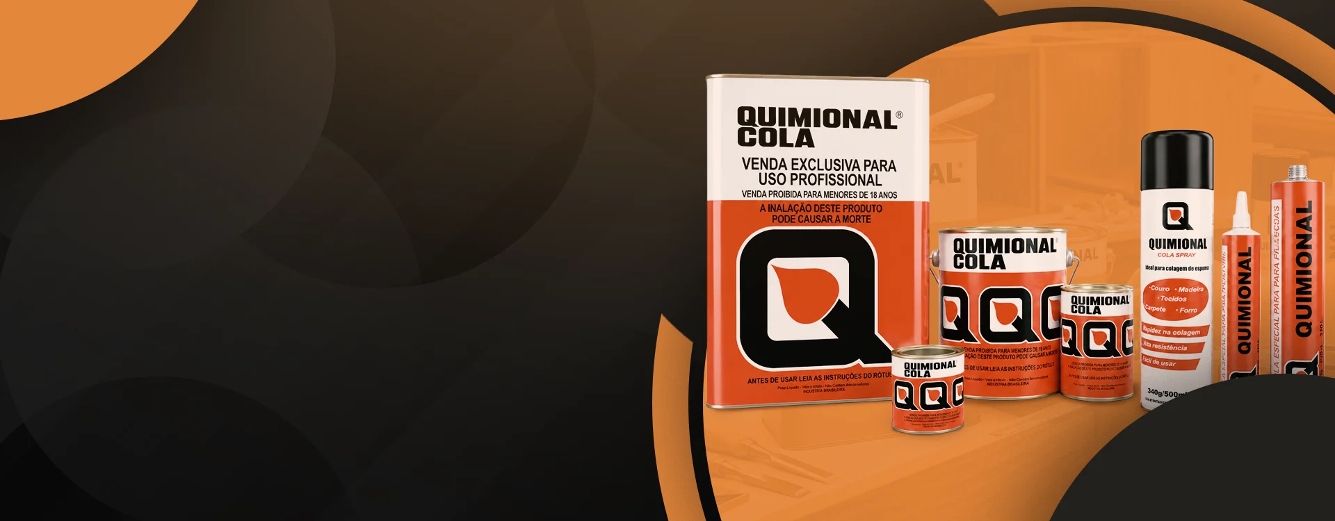 Adesivos e colas industriais — Quimional